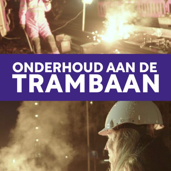 Onderhoud aan de trambaan